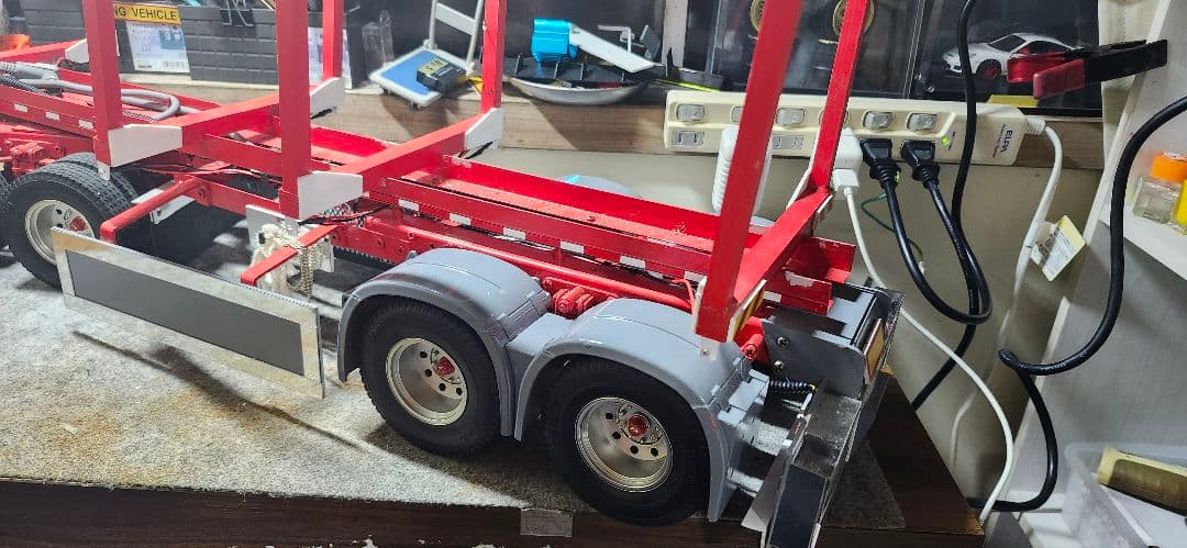 タミヤ　1/14フルトレーラー材木トレーラー